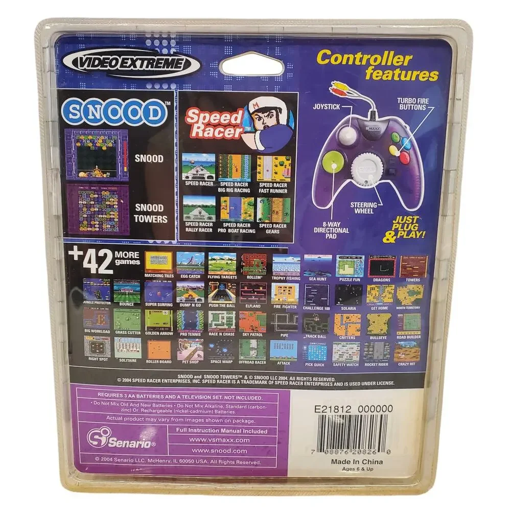 VS Maxx Video Extreme 50 in 1 plug and play TV video game system NEW OS